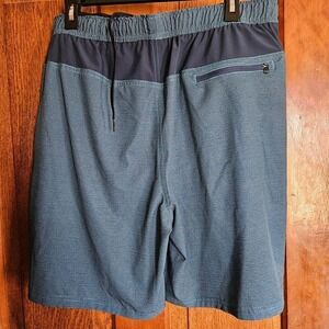 Speedo Men's XL Turquoise Blue Swim Trunks Pockets Lined Summer